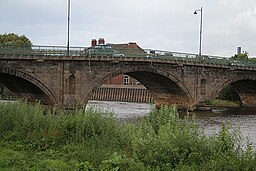 Bro över floden Trent i Gainsborough