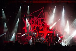 Виступ Marduk на Hellfest в 2017 році.