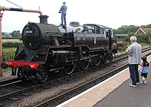 Black steam locomotive