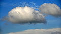 天空中的淡积云，是属于低空中的云朵。