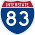 83号州际公路 marker