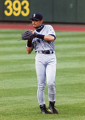 Ichiro Suzuki, 2002, by Rick Dikeman