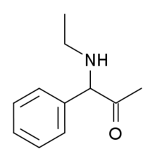 Isoethcathinone structure.png