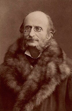 Jacques Offenbach, fotografický portrét od Nadara