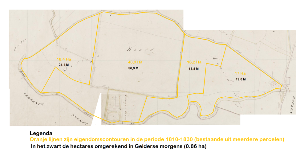 Kaart Thedingsweert bewerkt