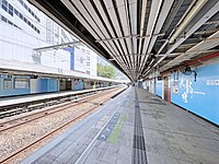 东铁线1、2号站台（2022年5月）