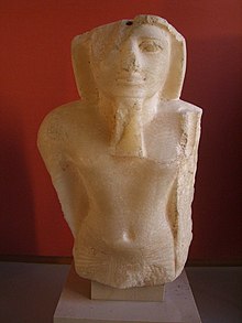 Statue of Merenptah on display at the Egyptian Museum.