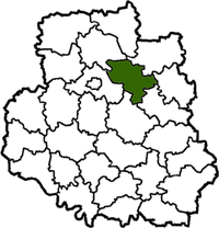 Ліпавецкі раён на мапе