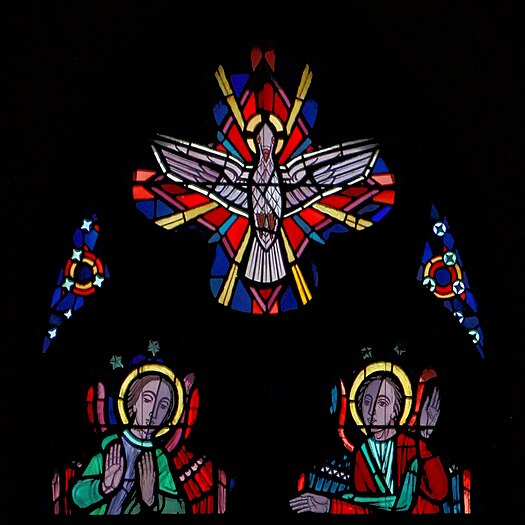 Taube (Vierpass mittleres Chorfenster)