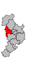 Cantone di Marigny – Mappa