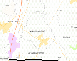 Saint-Jean-Lasseille - Localizazion