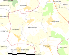 Mapa obce Baerendorf