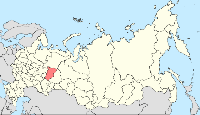 पर्म क्रायचे रशिया देशाच्या नकाशातील स्थान