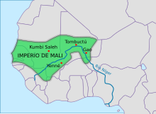 Mali Empire circa 1350 Mapa mali.svg