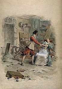 D'Artagnan et Constance Bonacieux.