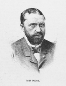 Max Hájek r. 1886 (kreslil Jan Vilímek)