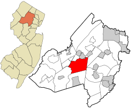 Location in Morris County and the state of New Jersey.