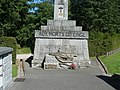 Gisant au pied de la Grande Croix du cimetière du Col de Wettstein