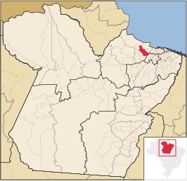 Kaart van Cachoeira do Arari