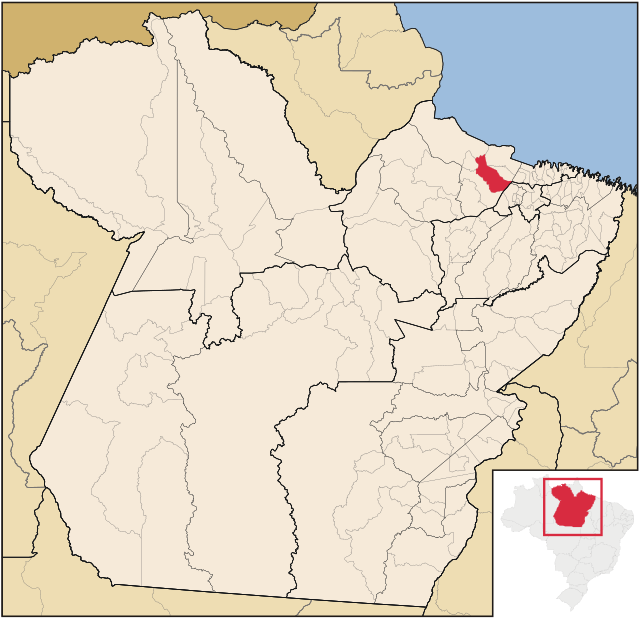 Localização de Cachoeira do Arari no Pará