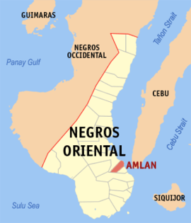 Amlan na Negros Oriental Coordenadas : 9°27'51.72"N, 123°13'25.15"E