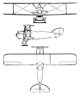 vue en plan de l’avion