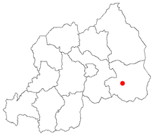 Location of Kibungo in Rwanda