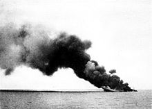 Italian ship Ramb I sinking, 1941 Ramb1.jpg