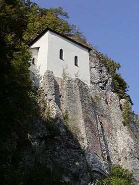 Vista do mosteiro.