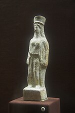 Figurilla femenina de terracota del siglo V a. C.