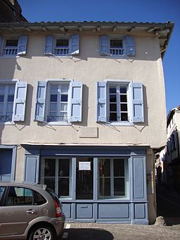 Sorèze (Tarn, Fr) maison de Jean Mistler, écrivain