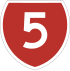 State Highway 5 shield}}