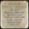 Stolperstein für Edmund Wissmann Breite Straße 79