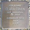 Stolperstein Meppen Schützenstraße-Hafenstraße Clara Cohen