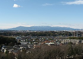 Tanzawa mountains from yokohama.JPG