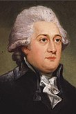 Portrait de Thomas Clarkson réalisé par Carl Frederik von Breda en 1788. Clarkson est représenté avec des cheveux blancs et la partie supérieure d'un habit noir et blanc.
