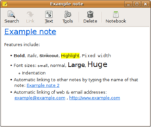 Example note Tomboy 0.10.2 example note.png