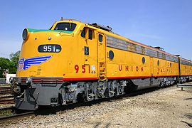 Locomotive (A1A)(A1A) EMD E9 Union Pacific.