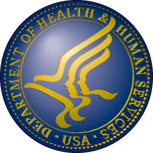 The seal of the United States Department of He...