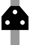 Ersatzsignal im H/V-Signalsystem (links) und Ks-/Hl-Signalsystem (rechts)