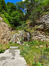 Водопад во близина на селото