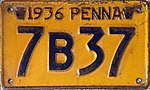 Номерной знак Пенсильвании 1936 года.jpg