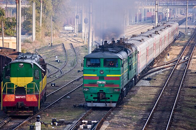 Trains in Kazakhstan