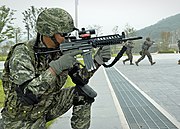 해병대 제2사단. 인천 아시안게임 대비 시범식 대테러 훈련