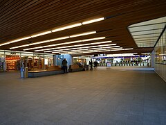 Burgemeesterswijk/Hoogkamp, Innenansicht des Fußgängertunnels am Bahnhof Arnhem Centraal