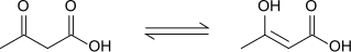 3-Oxobutyric acid KetoEnol.svg