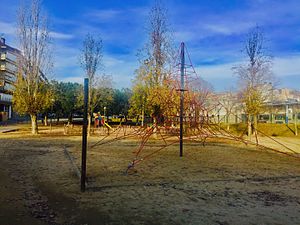 Parque infantil en la zona norte.