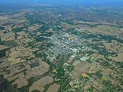 The town of Santa Cruz, administrative center of the canton and district of Santa Cruz