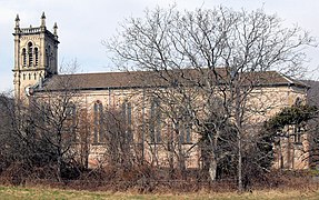 L'église Sainte-Catherine, côté sud.