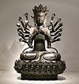 Avalokitesvara (Guanyin) aux dix-huit bras. Bronze. Ming, XVIe siècle. Ethnologisches Museum, Berlin